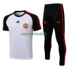 Manchester United Maillot d'Entraînement 22-23 Blanche Noire Pour Homme